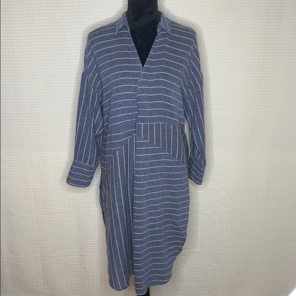 Anthropologie Akemi + Kin Striped LS Tunic Dress